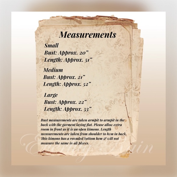 LAST ONE! Gorgeous Velvet Trim Kimono Duster - Picture 13 of 16